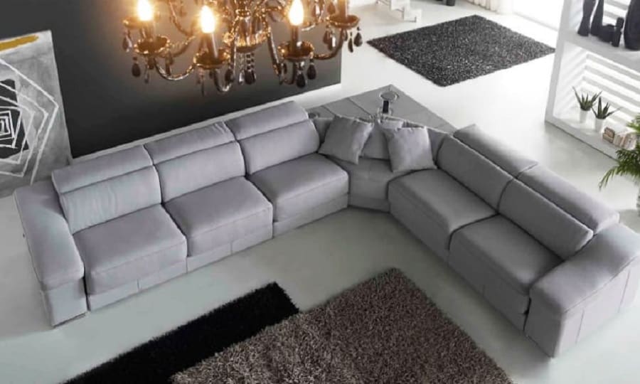 Sofa en forma de u